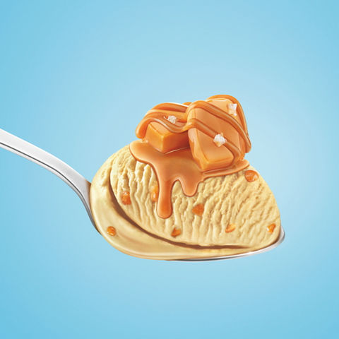 Sea salt caramel icecream