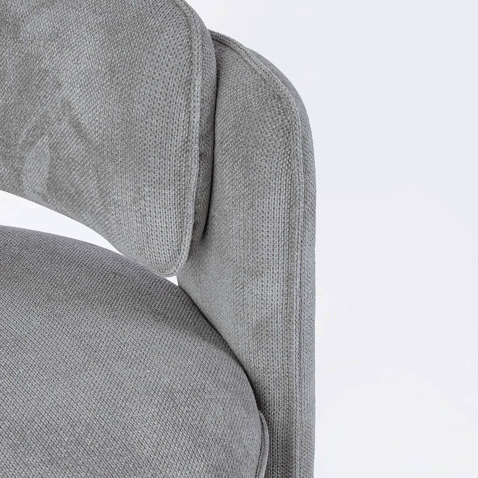 Thumbnail: PRAGA Armchair in Grey Fabric