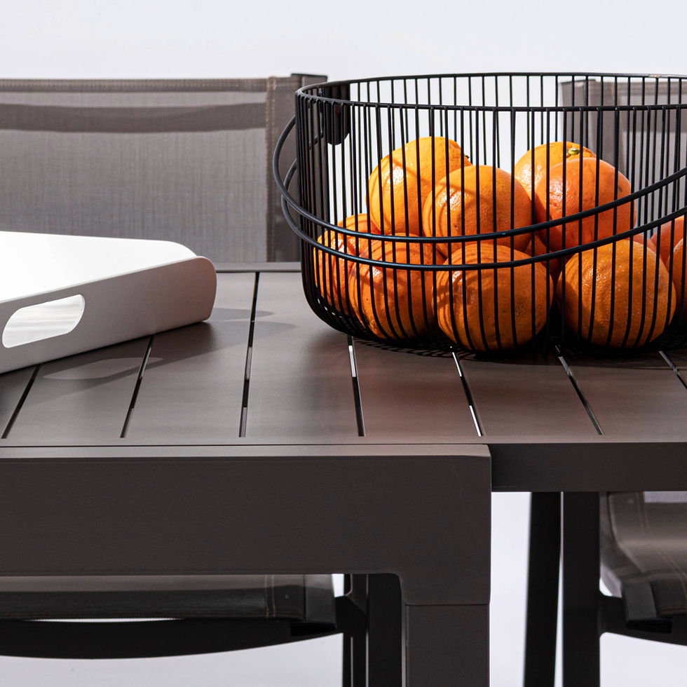 Thumbnail: COFFEE Square Ext. Dining Table 80cm-160cm