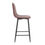 Thumbnail: bar stool vintage brown black legs