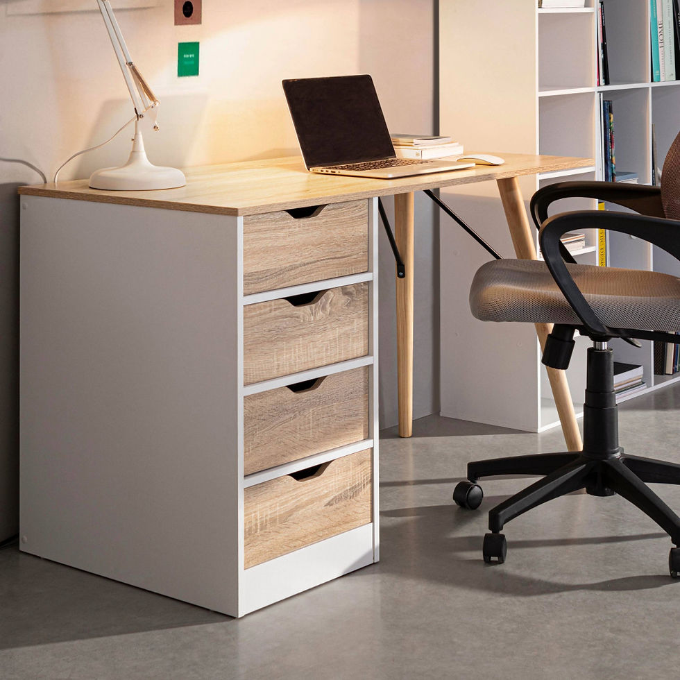 kids bedroom desk with drawers