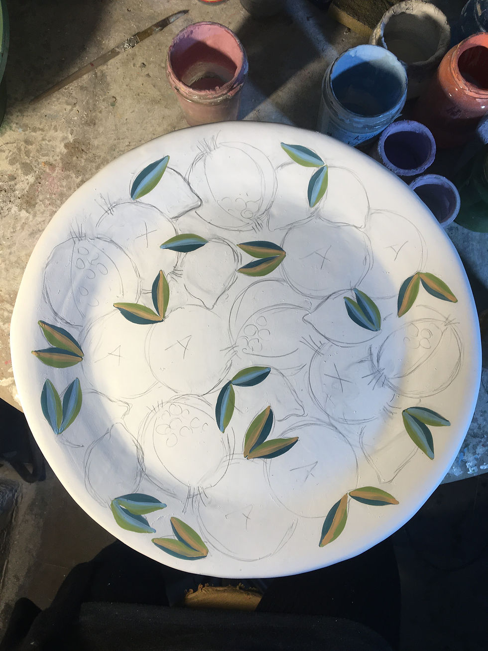 Miniatura: Alzata grande Coll. "Fruttini"