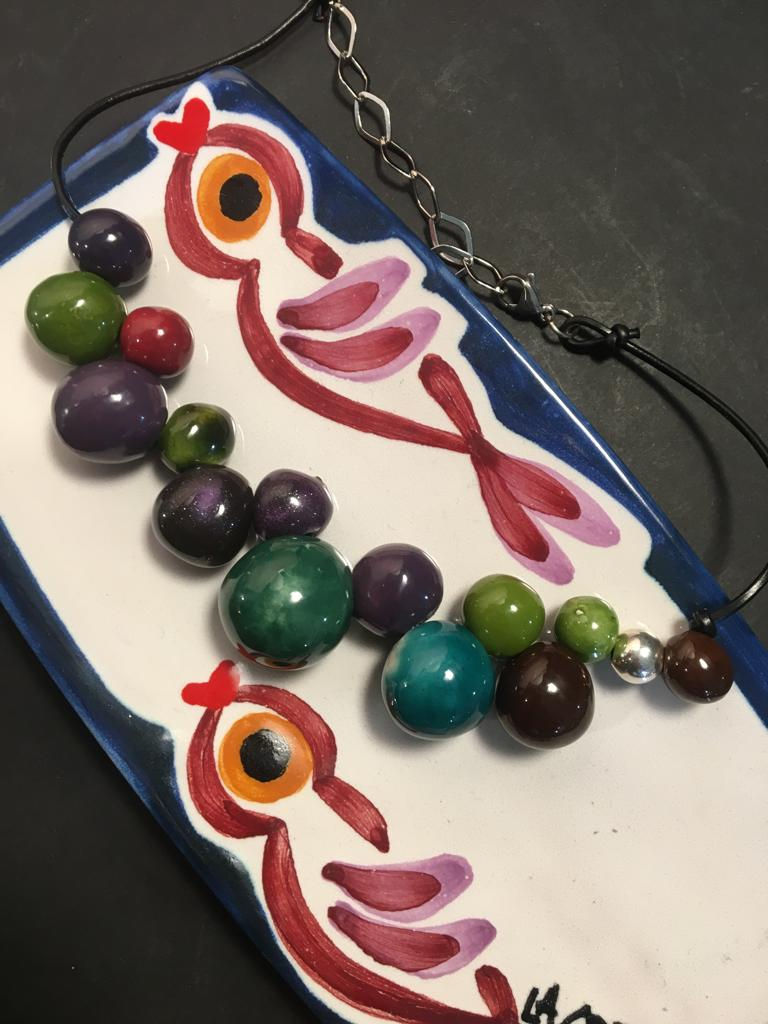 Miniatura: Collana girocollo coll. Biglie. Multicolor