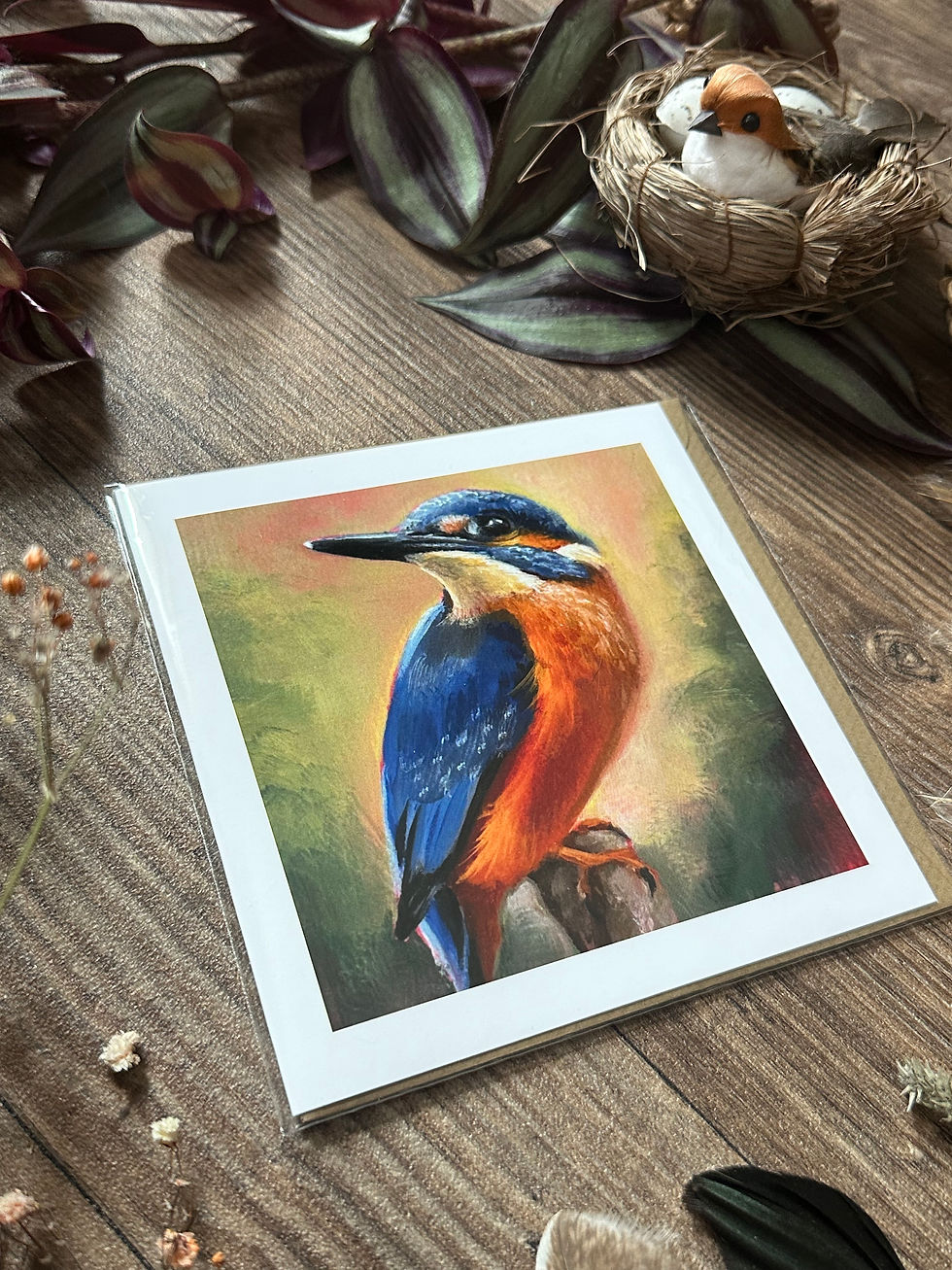 Thumbnail: Greeting Card - Common Kingfisher 