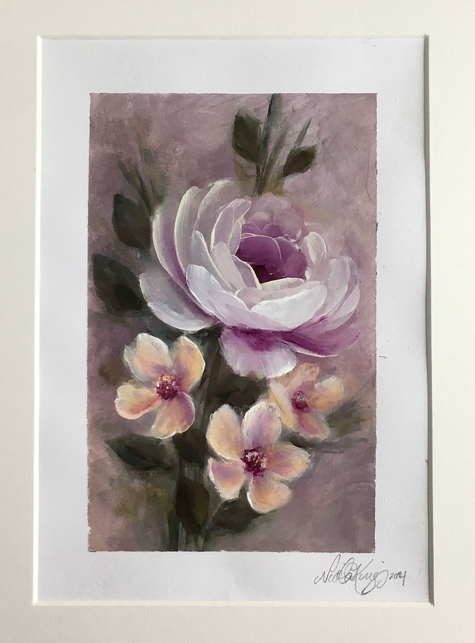 Thumbnail: Rose Study 017 - Original Art
