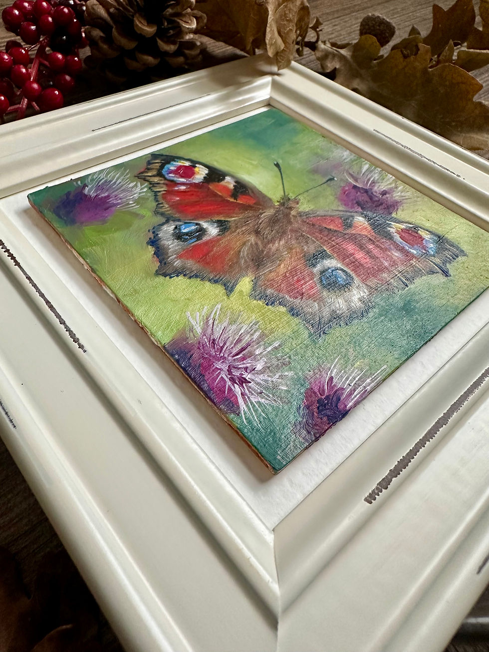 Thumbnail: Peacock Butterfly - Day 3 - Original Art