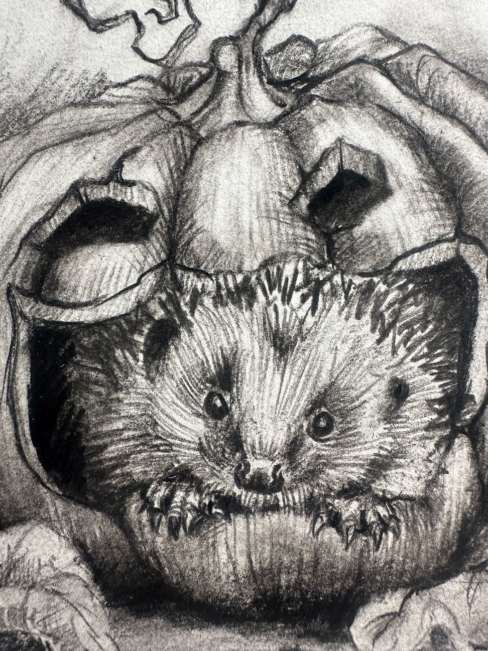 Thumbnail: Day 24 - Halloween Hedgehog - Original Art