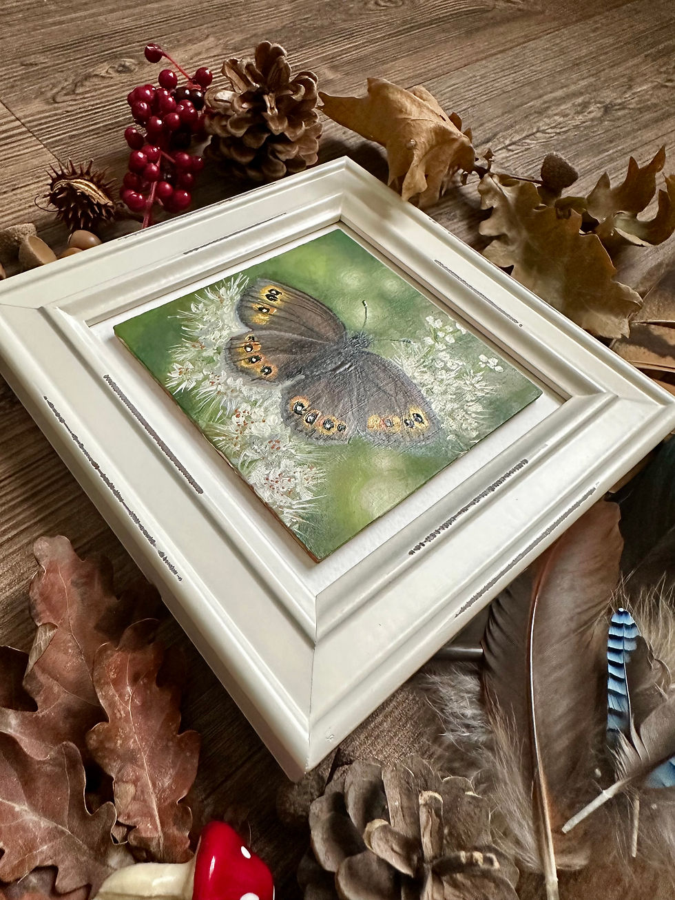 Thumbnail: Ringlet Butterfly - Day 7 - Original Art