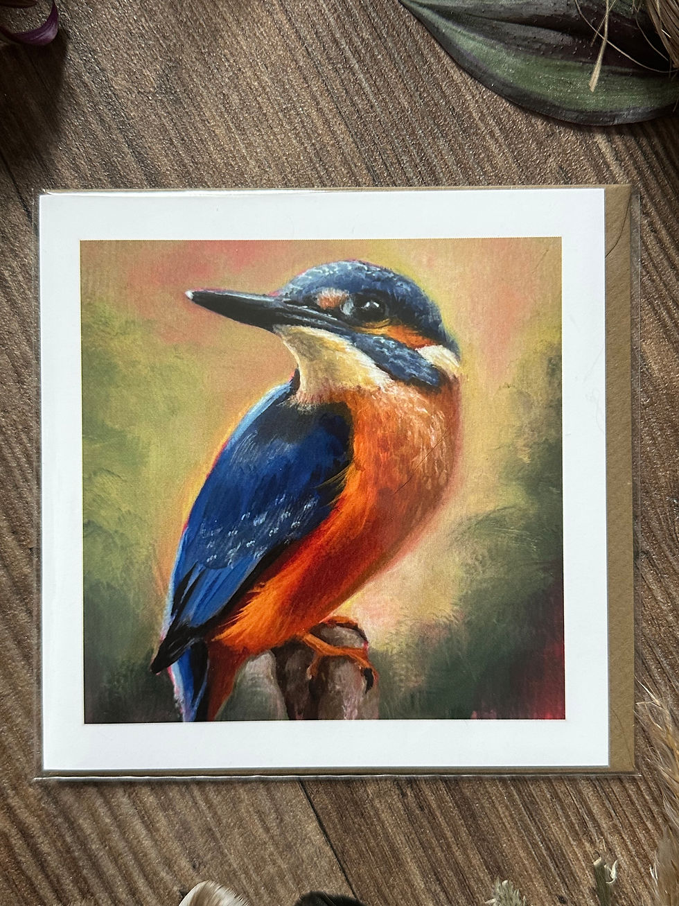 Thumbnail: Greeting Card - Common Kingfisher 