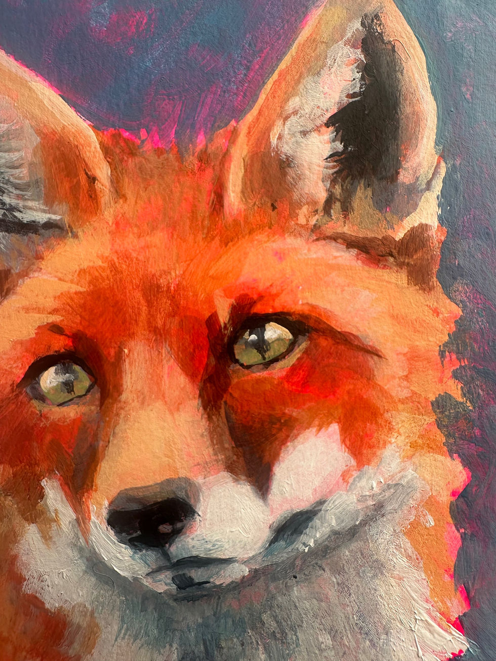 Thumbnail: Day 5 - 30 Foxes Collection - Original Art