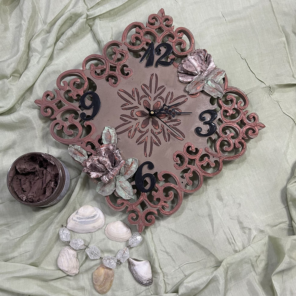 Thumbnail: Rustic Bliss | Sculpture Painting Wall Clock