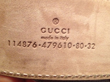 [EXCLUSIVE] Real Gucci Belt Serial Number