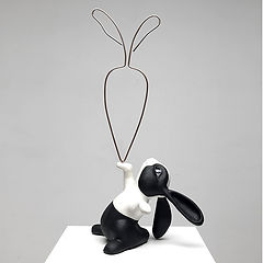  Bronzen sculptuur: kunstwerk in hoogwaardig brons.