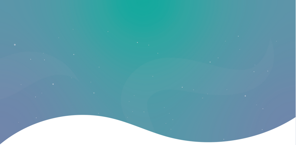 Fond de homepage dégradé avec vague et étoiles