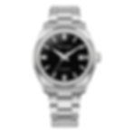 Nivari Obsidian, affordable Rolex Explorer 40mm alternative, glossy black dial watch