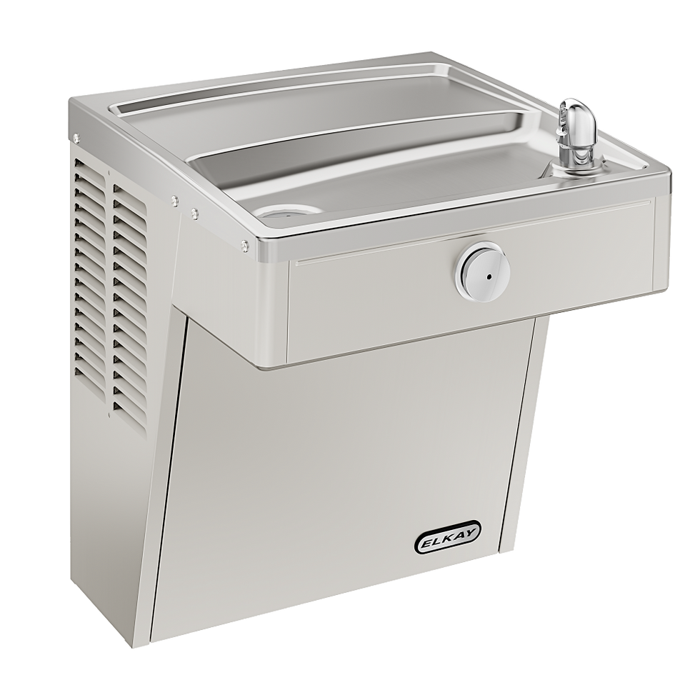 Elkay Wall Mount Vandal Resistant ADA Cooler Non-filtered Refrigerated Stainless