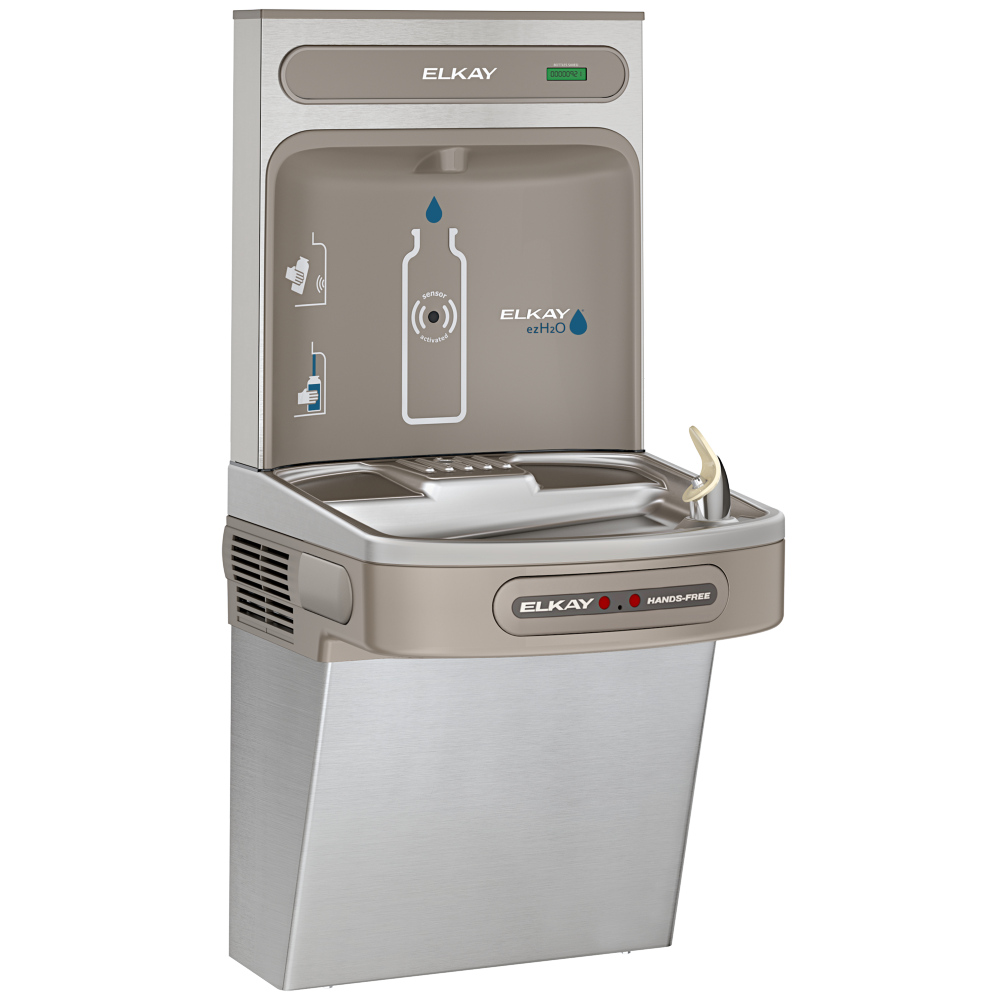 Elkay ezH2O Bottle Filling Station with Single ADA Cooler Hands Free Activation