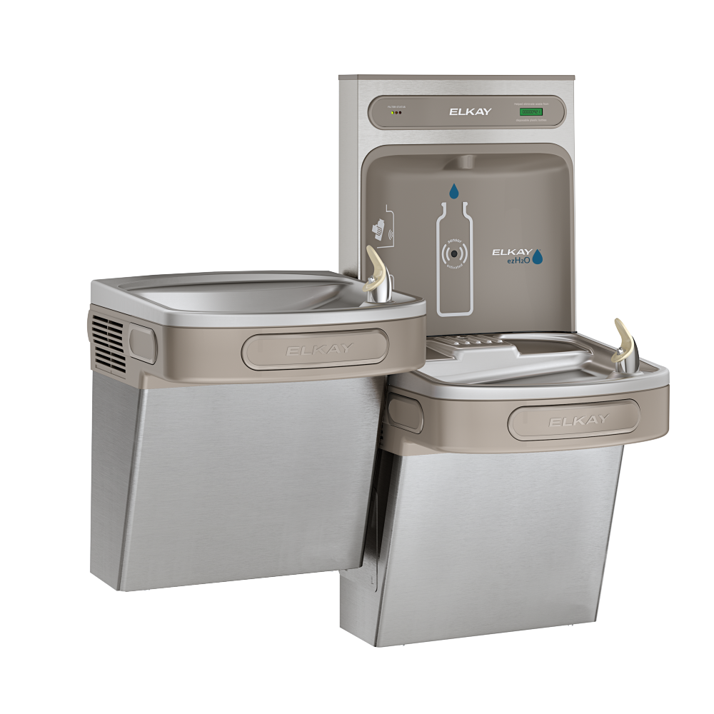 Elkay ezH2O Bottle Filling Station & Versatile Bi-Level ADA Cooler, Filtered Non