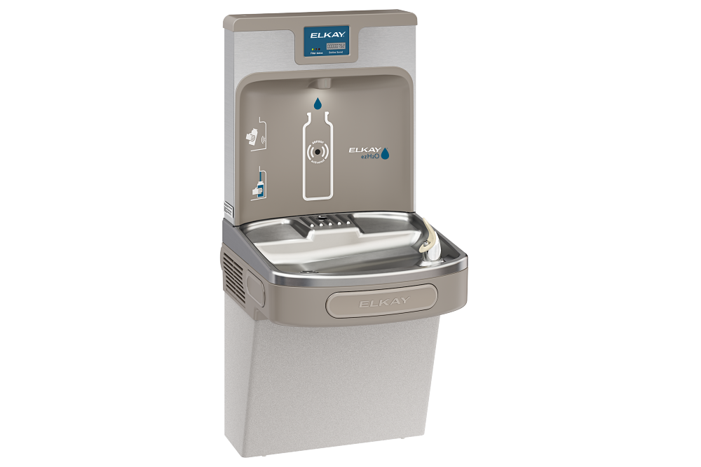Elkay Enhanced EZH2O Bottle Filling Station & Single ADA Cooler, Filtered Refrig