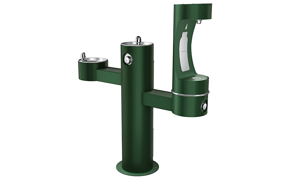 Thumbnail: Elkay Outdoor ezH2O Lower Bottle Filling Station Tri-Level Pedestal, Non-Filtere