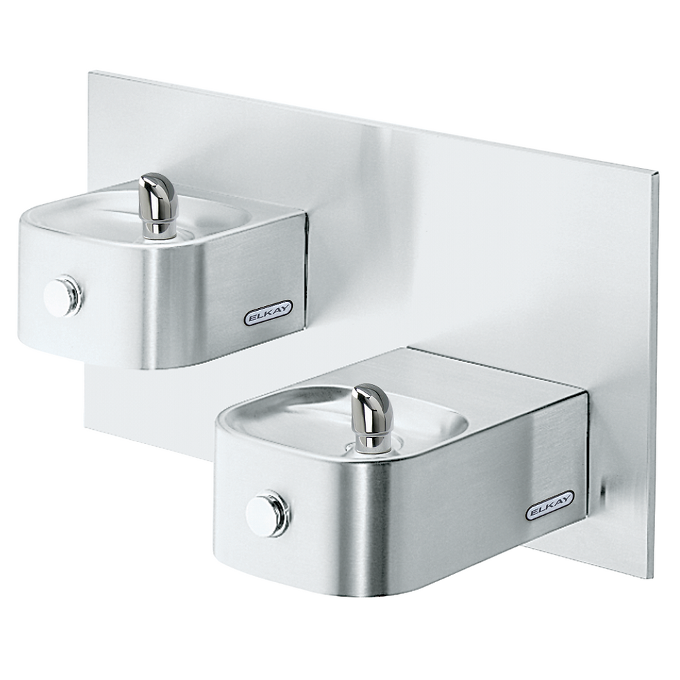 Elkay Soft Sides Bi-Level Vandal Resistant Fountain Non-Filtered Non-Refrigerate