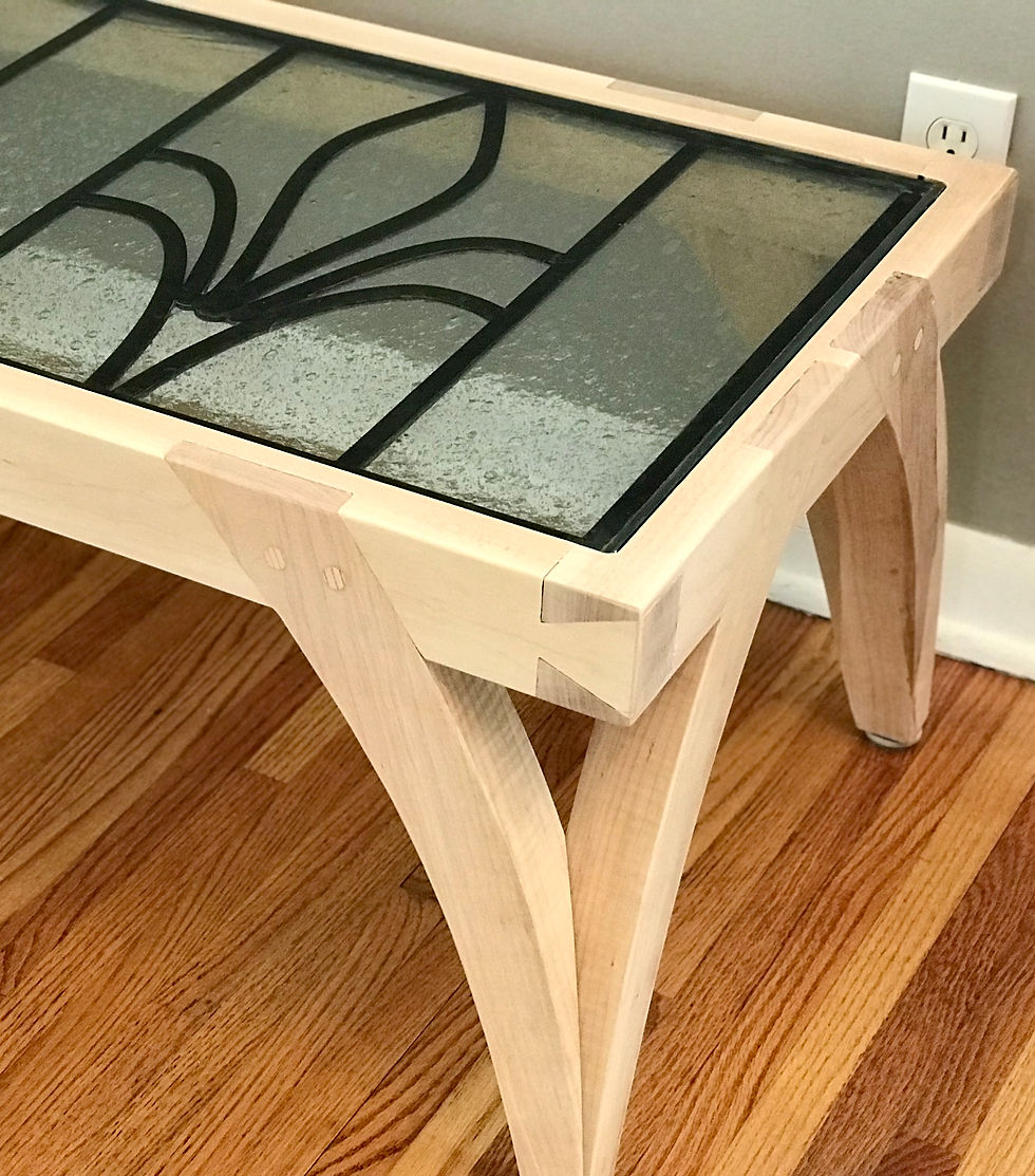 Thumbnail: Fleur-De-Lis Maple Coffee Table