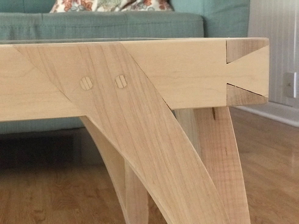 Thumbnail: Fleur-De-Lis Maple Coffee Table