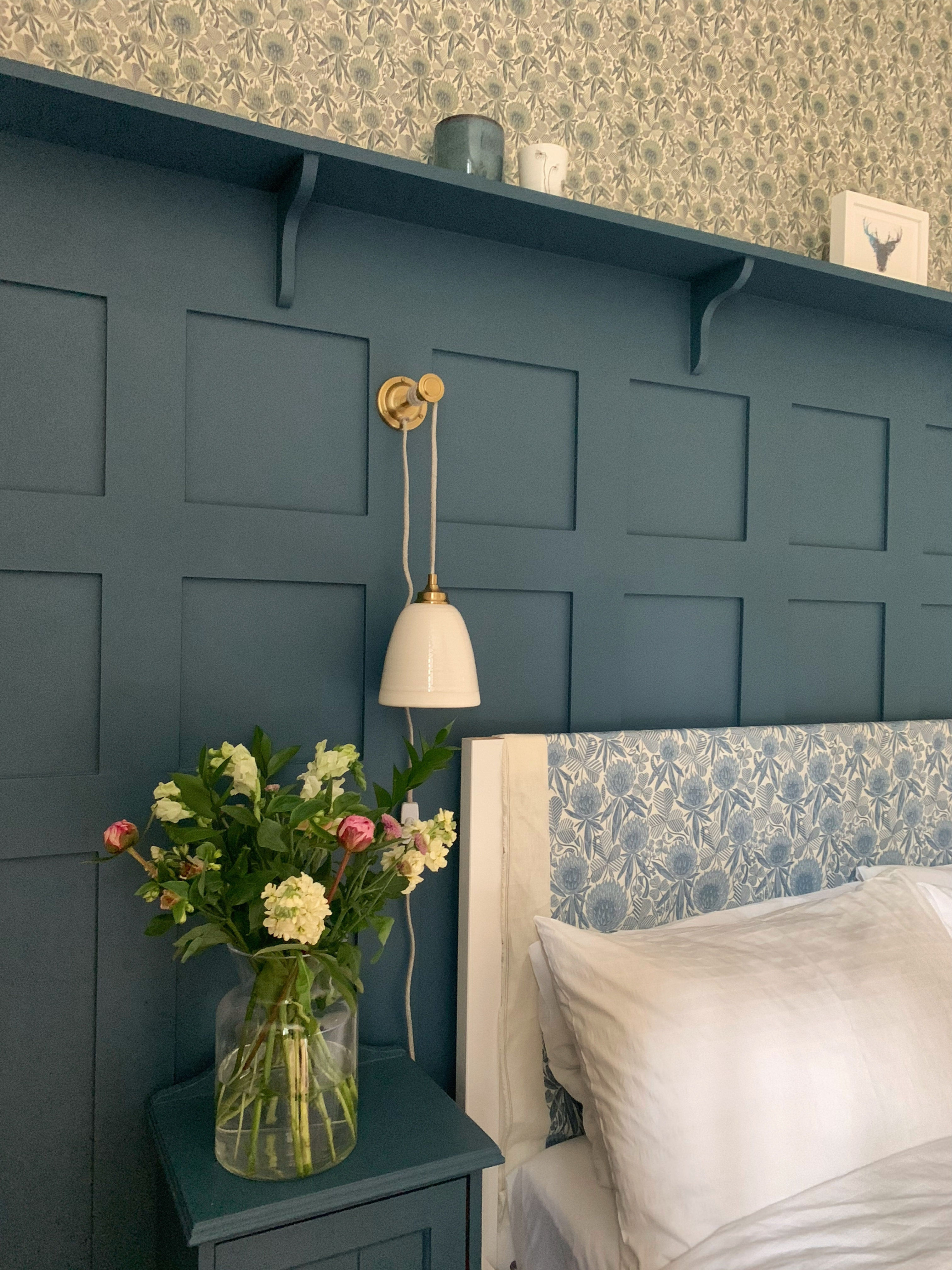 Arts and craft bedroom wall