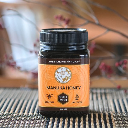 免疫アップ マヌカハニー オーストラリア MGO550 3つ MGO550+ 500g［Australia's Manuka］ アクティブマヌカハニー