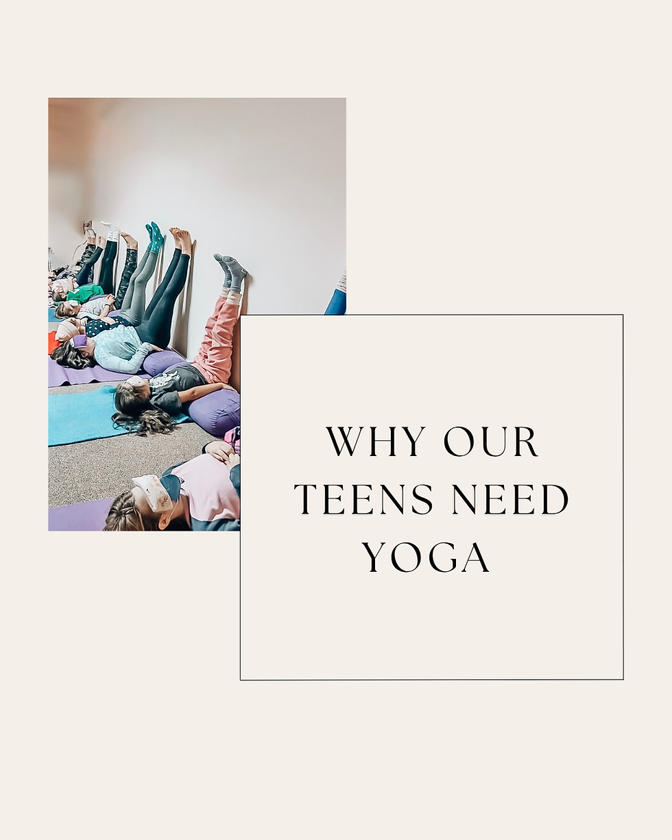 Why Our Teens Need Yoga More Than Ever This Fall