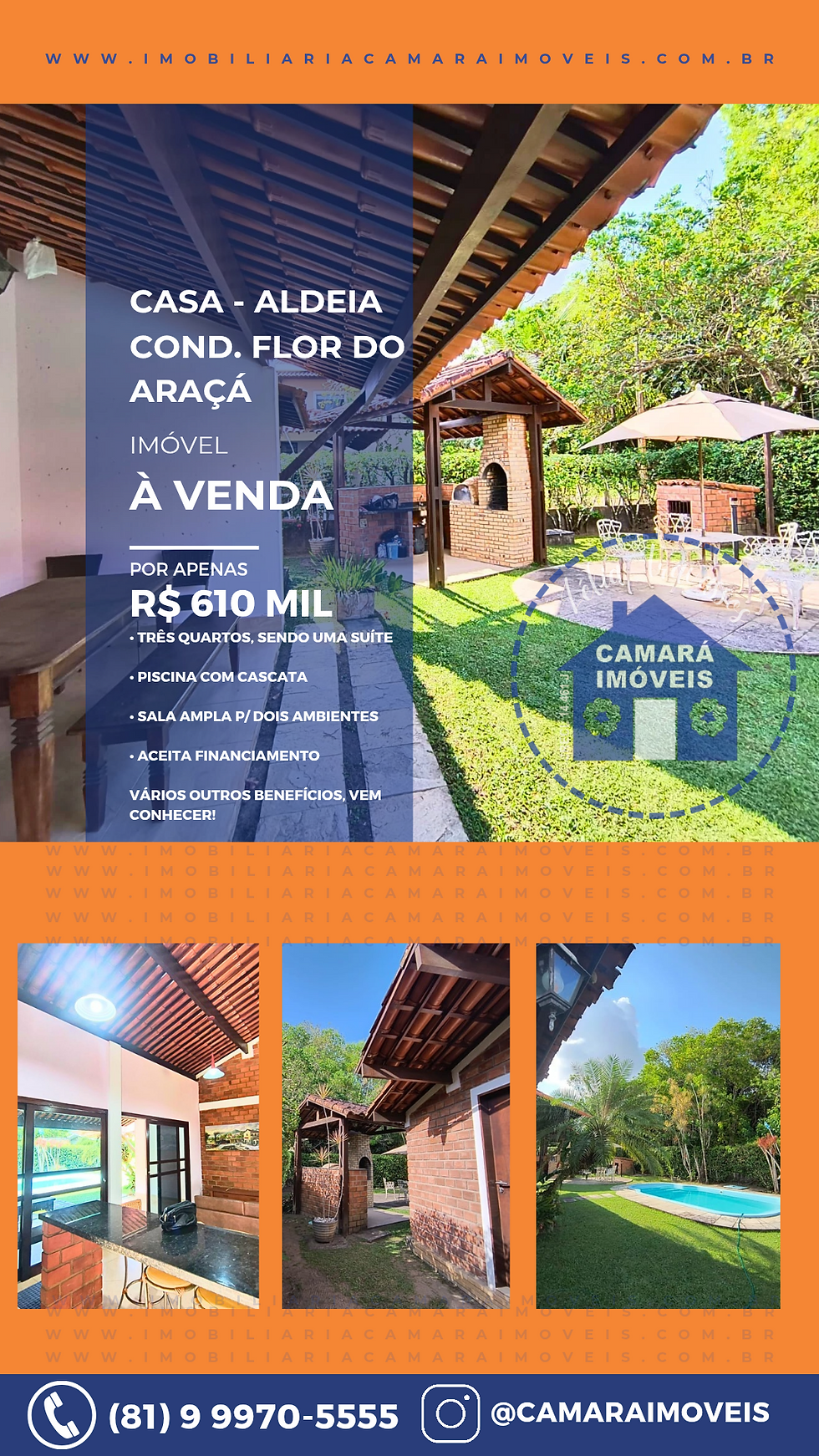 Miniatura: Casa em Aldeia - Flor do Araçá