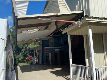 Airplane Hangar becomes a hotel/bar experience