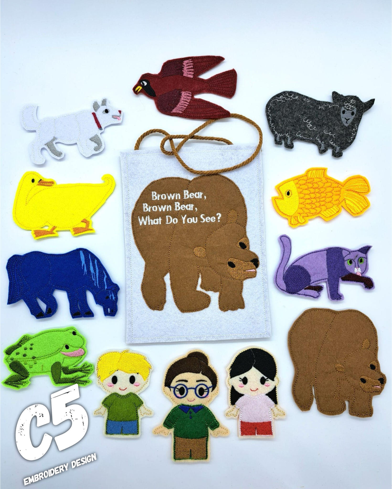 Bear What do you See Finger Puppet Set