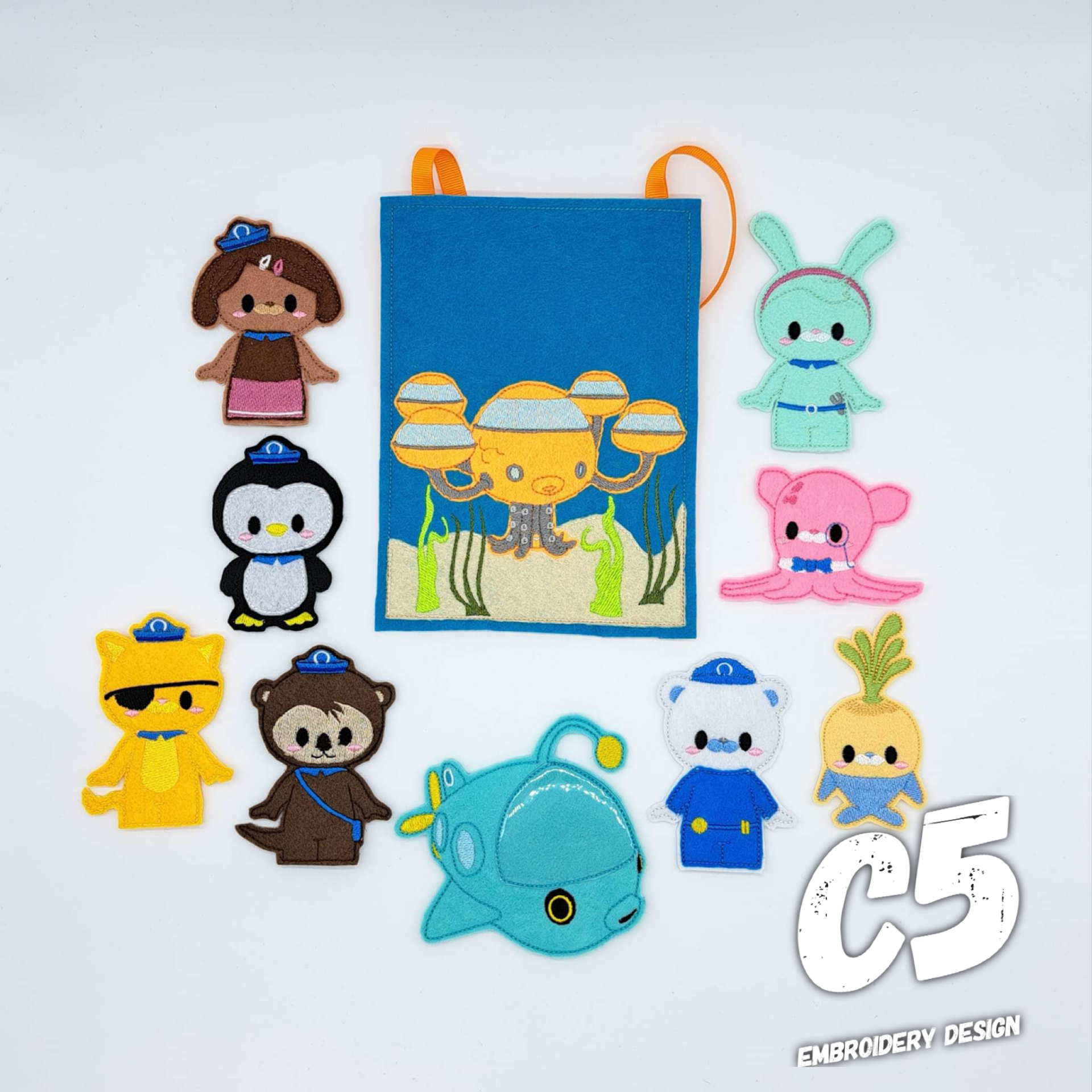 Under Water Super Friends Finger Puppet Set