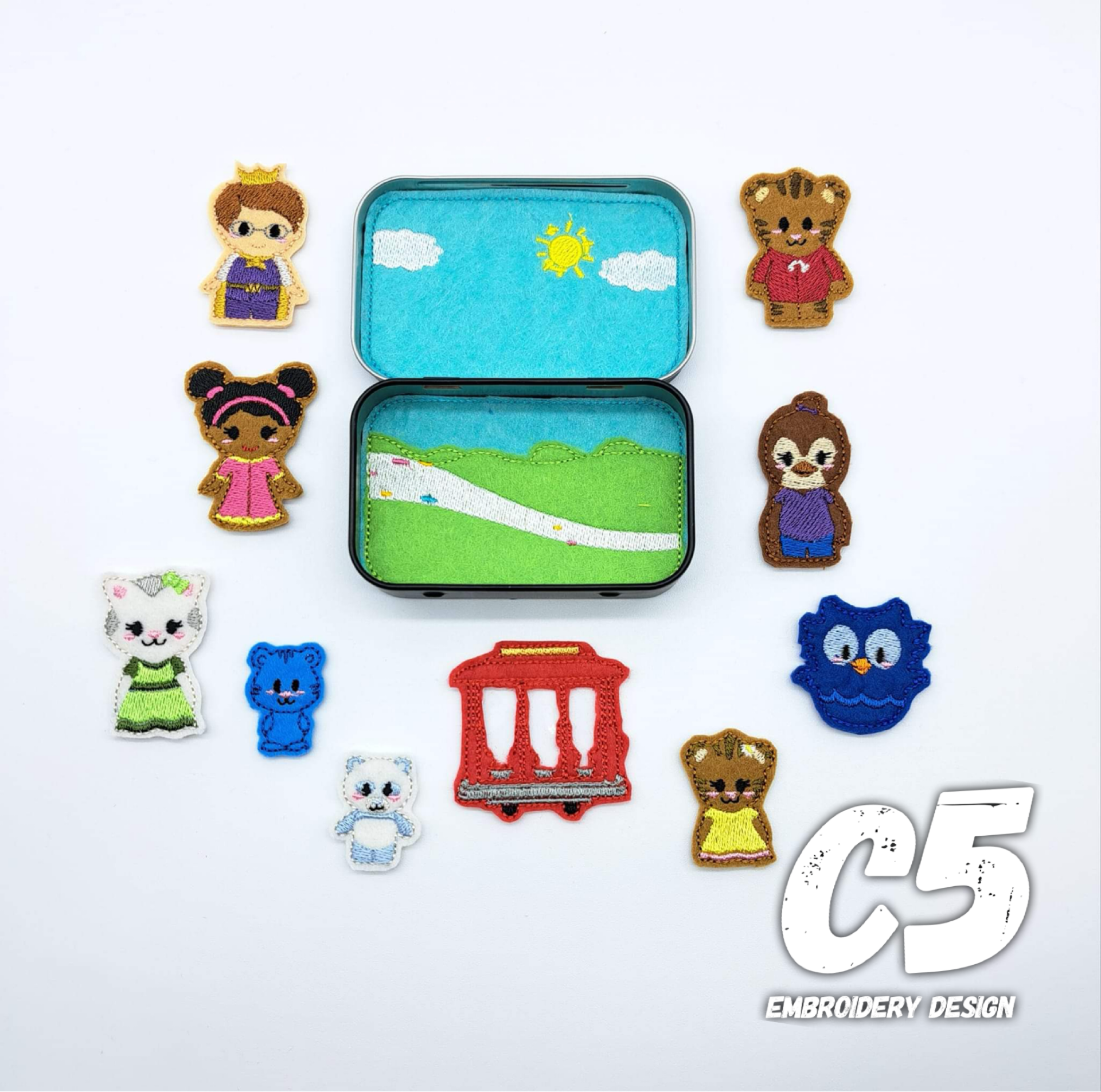 Danny Tiger and Friends Tin Set