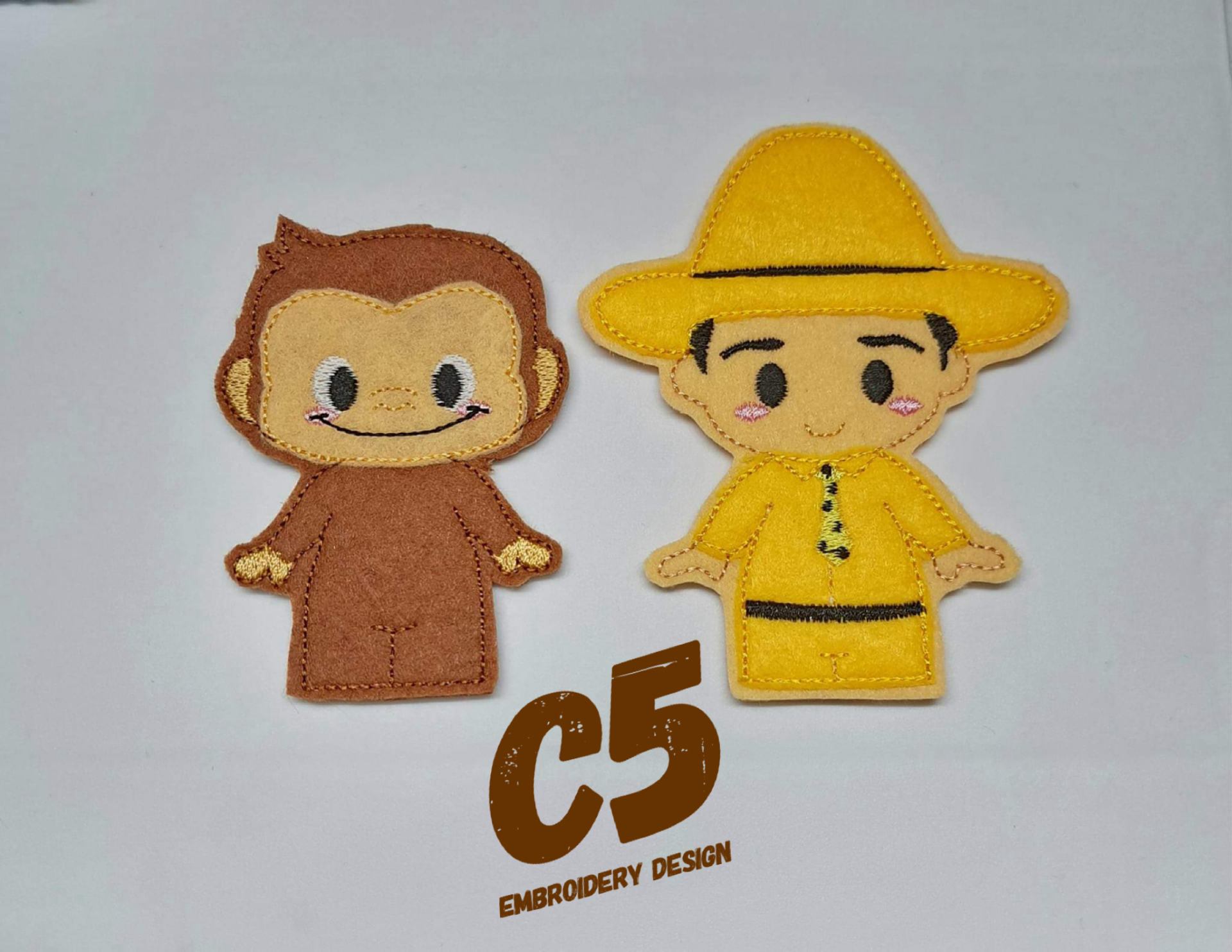 Curious Monkey Finger Puppet Set