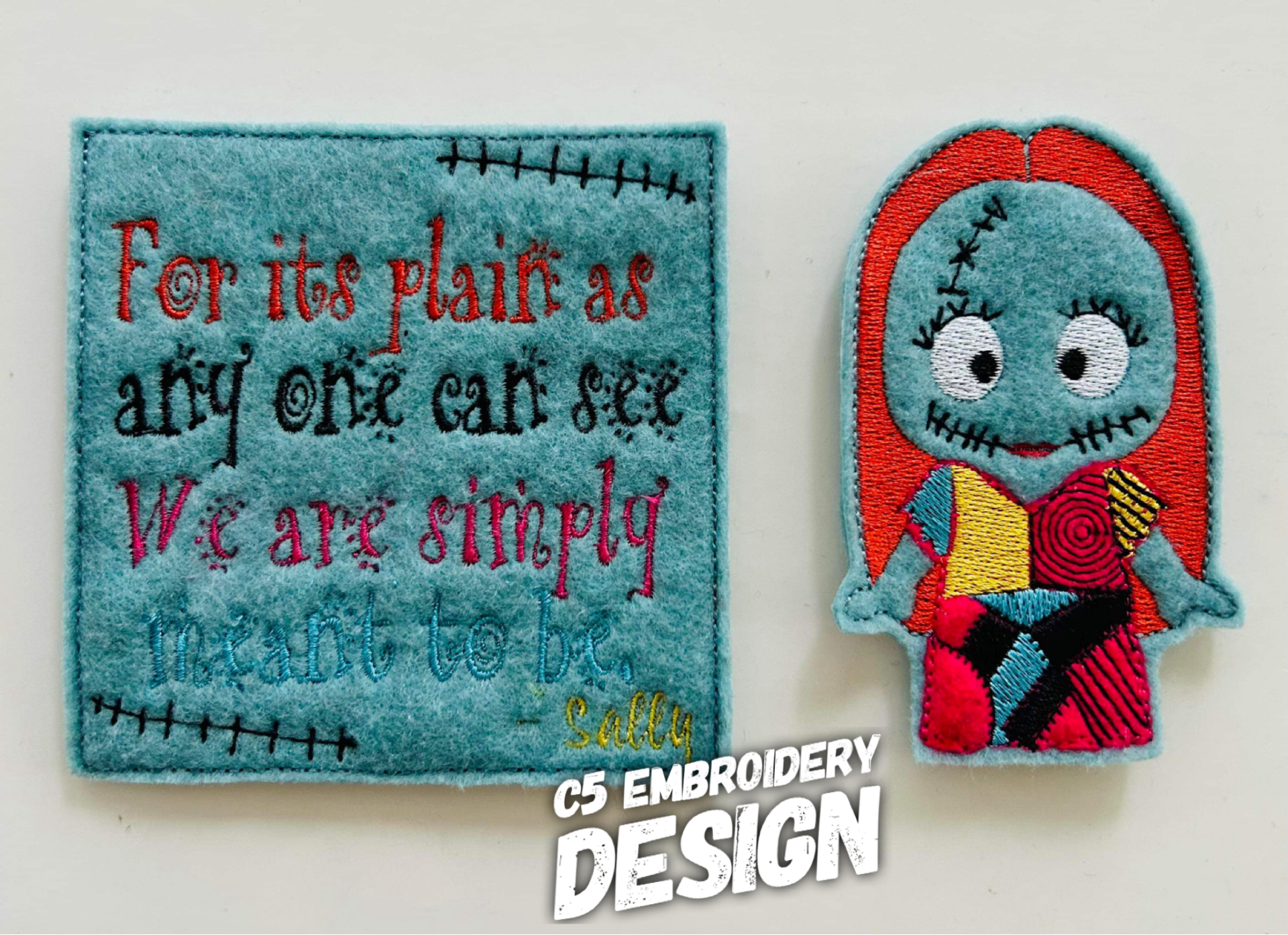 Sally Card Pouch and Finger Puppet - Halloween