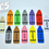 Thumbnail: Colorful Crayons Finger Puppet Set