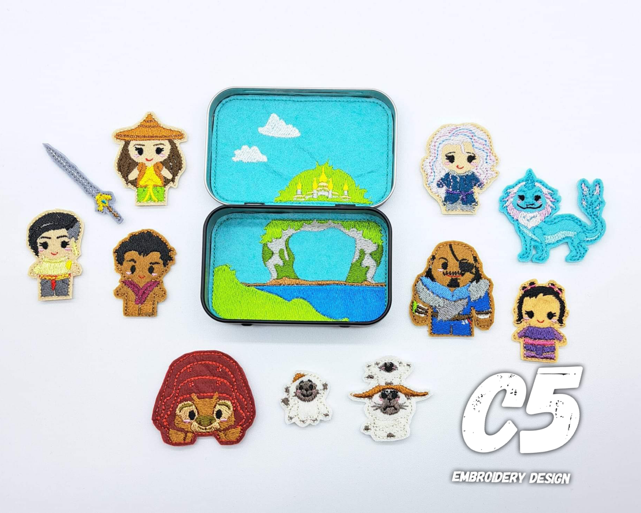 Girl and the Lost Dragon Tin Set