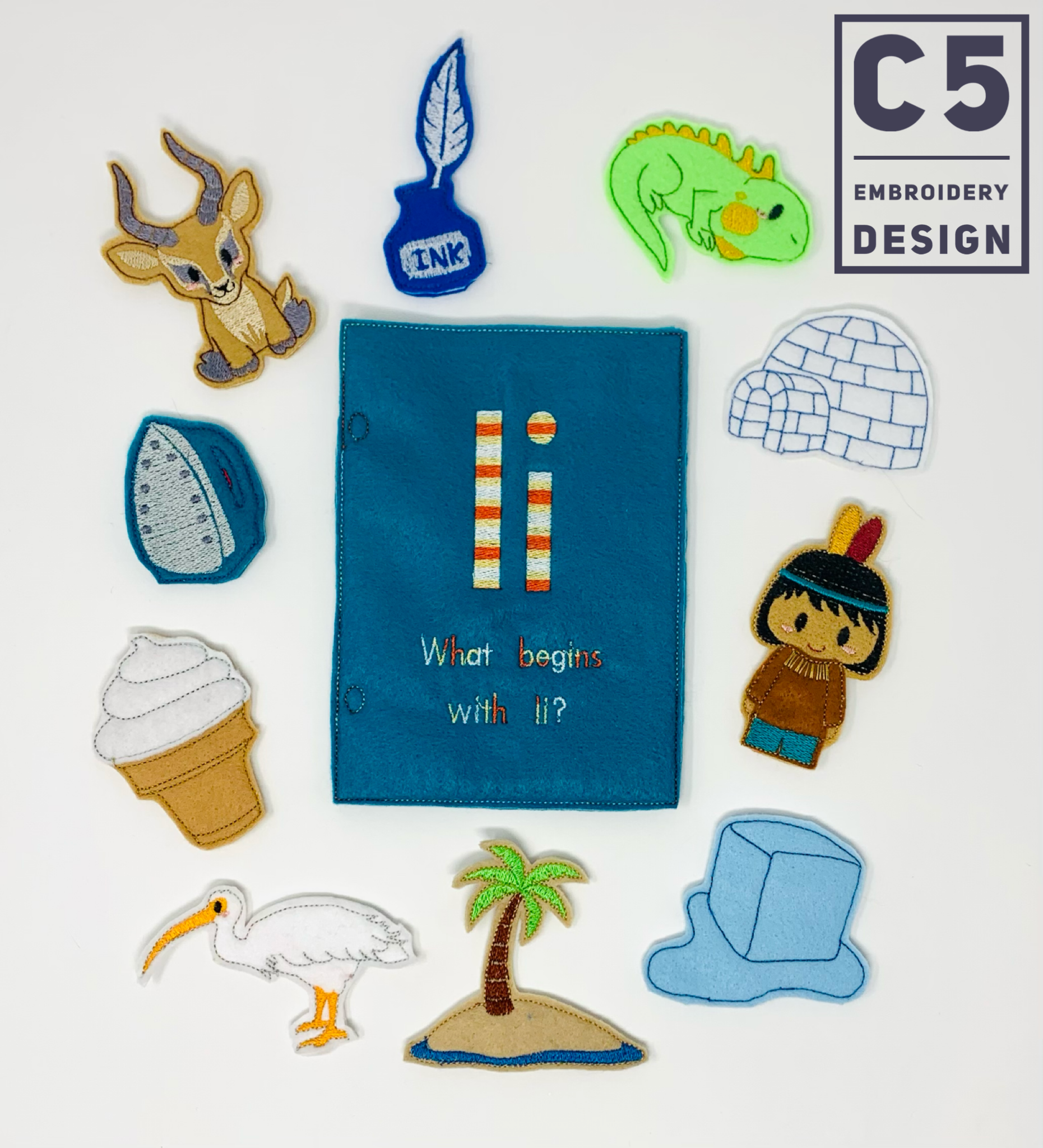 Alphabet "I" Finger Puppet Set