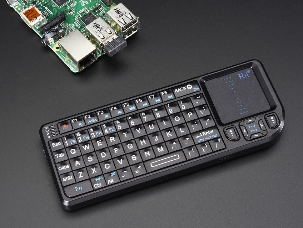 Thumbnail: Miniature Wireless USB Keyboard with Touchpad
