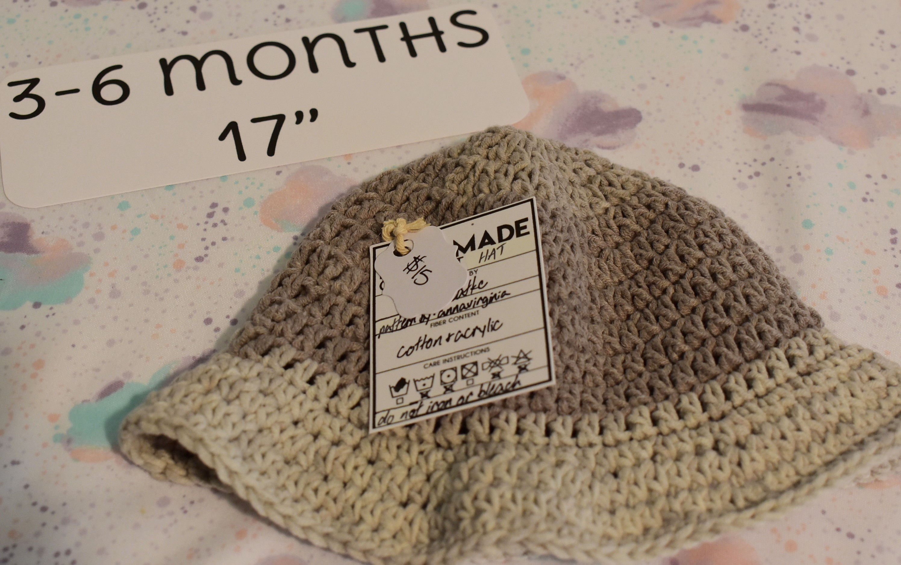 3-6 Months Baby Hat 2M