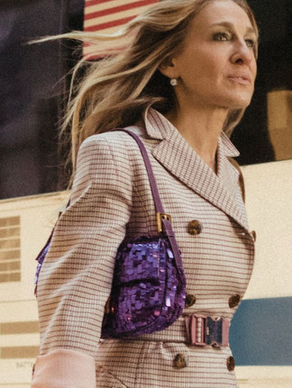 Sarah Jessica Parker Fendi Baguette Carrie Bradshaw