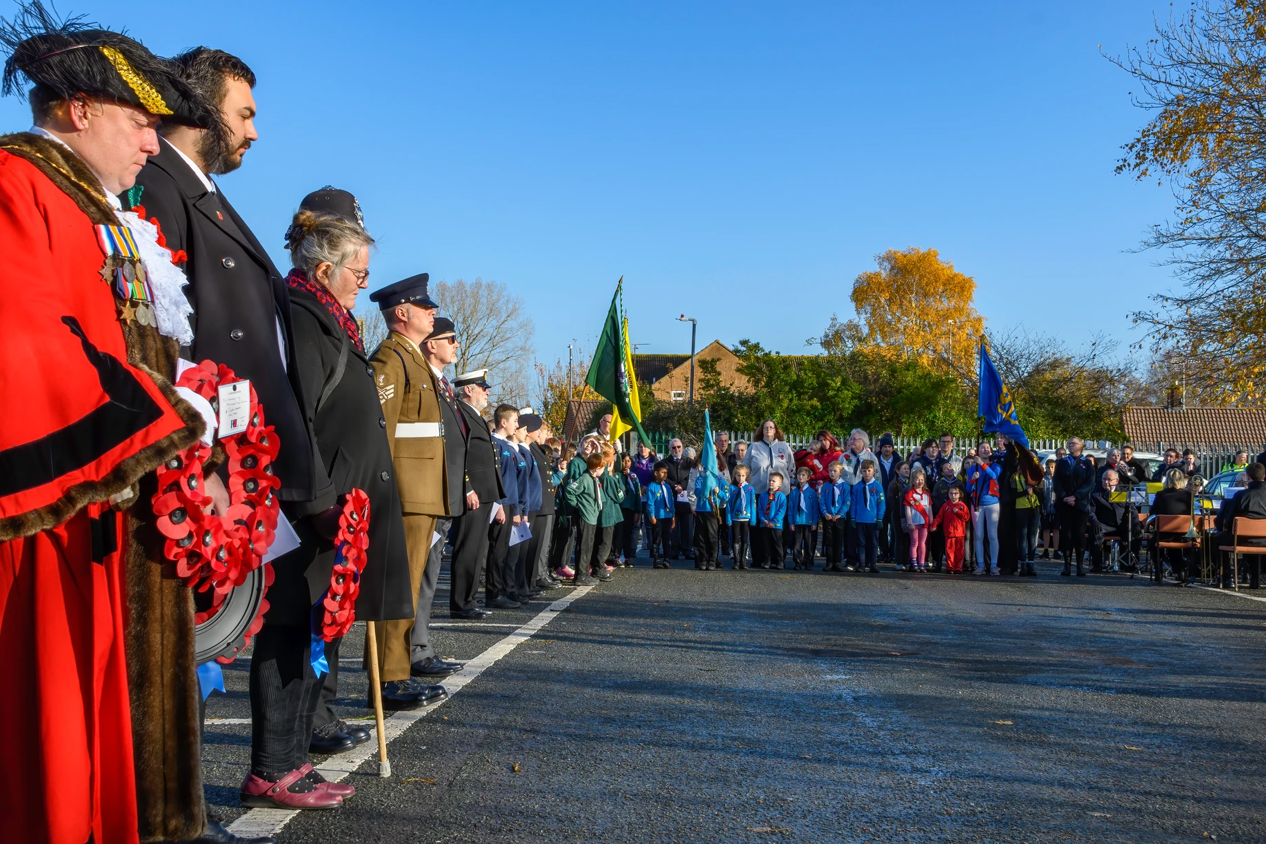Mayor of Patchway at Patchway Remembrance Day Service 2022