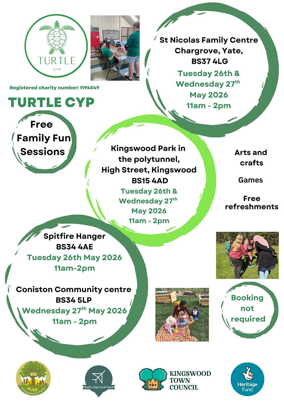Turtle CYP Free Family Sessions