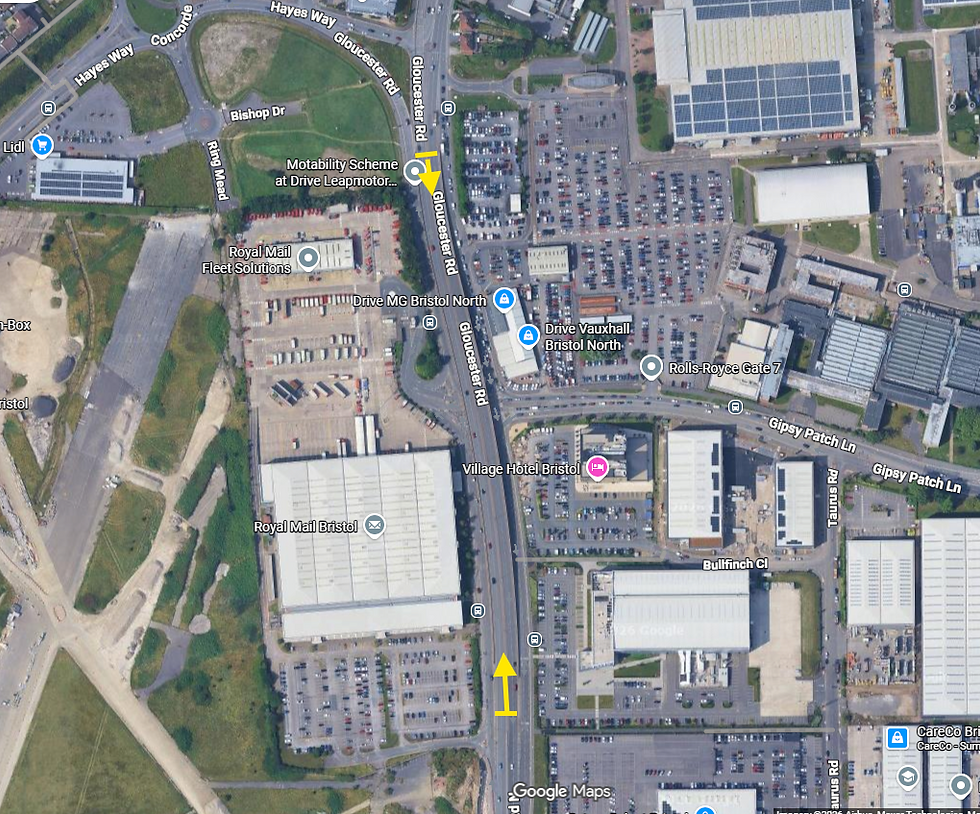 South Gloucestershire Council - Gloucester Road, Patchway and A38 Gloucester Road North, Filton - Temporary 20mph Speed Limit