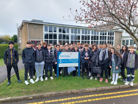 Visitors from Clermont L’Hérault to Patchway Community School in March