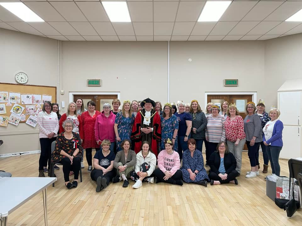 Mayor of Patchway at a Coronation celebration