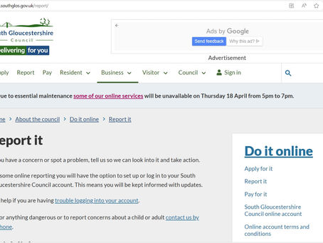 Do you know about South Gloucestershire Council ‘Report It’
