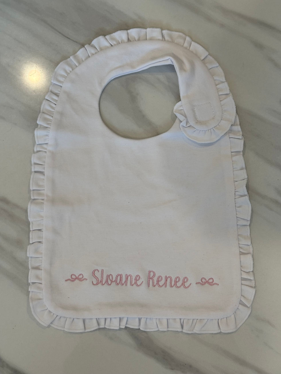 Thumbnail: Embroidered Baby Bib